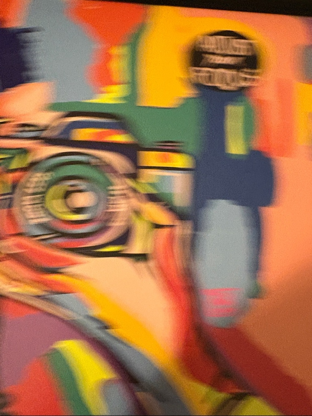 Adjust Your Focus Pop Art Camera Canvas Print - Multi-Color - Picture 10 of 12